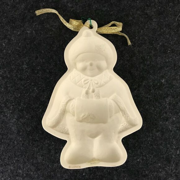 Lenox Snow-Woman Christmas Porcelain Ornament Cookie Cutter Press - Picture 7 of 7
